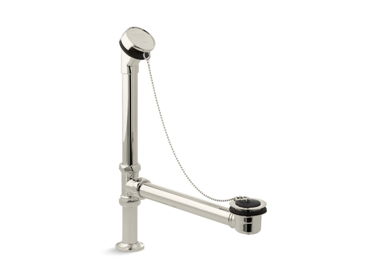 KOHLER K-106 Antique Bath drain, chain and rubber stopper