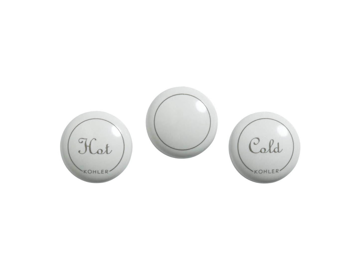 KOHLER K-1077791 Plug Buttons for Fairfax Centerset Faucets