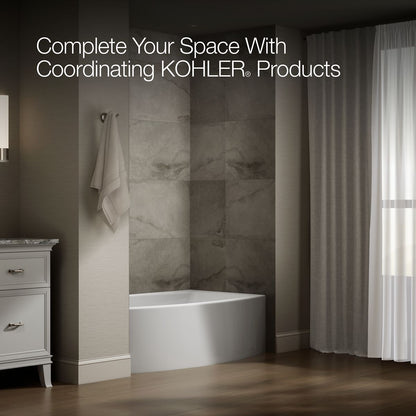 KOHLER K-1100-LA Expanse 60" x 32" alcove bath, left drain