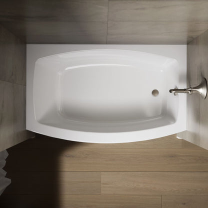 KOHLER K-1100-RA Expanse 60" x 32" alcove bath, right drain