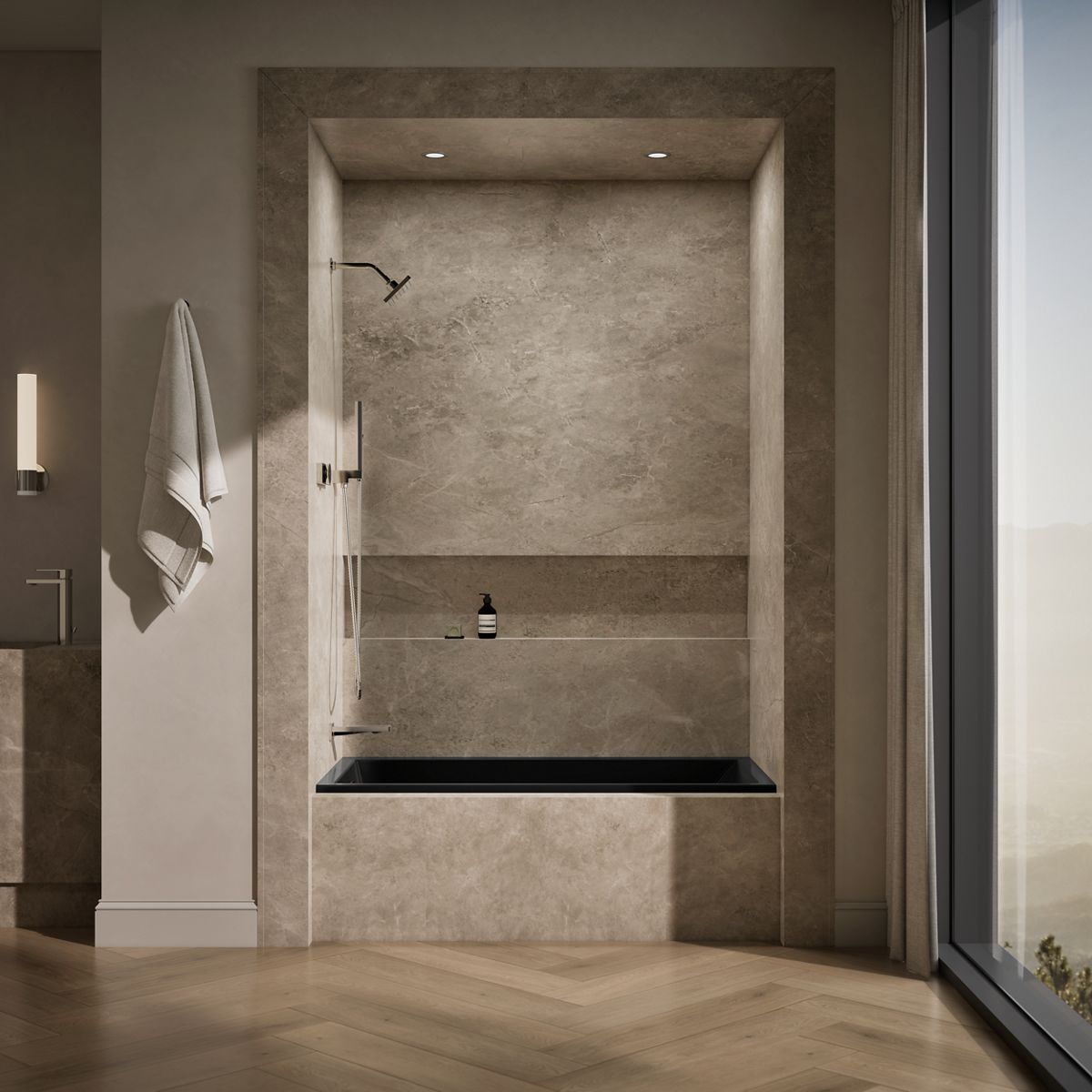 KOHLER K-1121-L Underscore 60" x 30" alcove bath, left drain