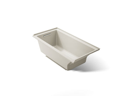 KOHLER K-1121-LW Underscore 60" x 30" alcove bath with Bask heated surface, left drain