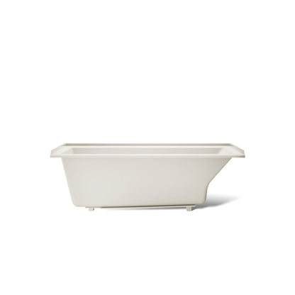 KOHLER K-1121-LW Underscore 60" x 30" alcove bath with Bask heated surface, left drain