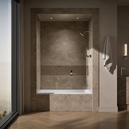 KOHLER K-1121-R Underscore 60" x 30" alcove bath, right drain