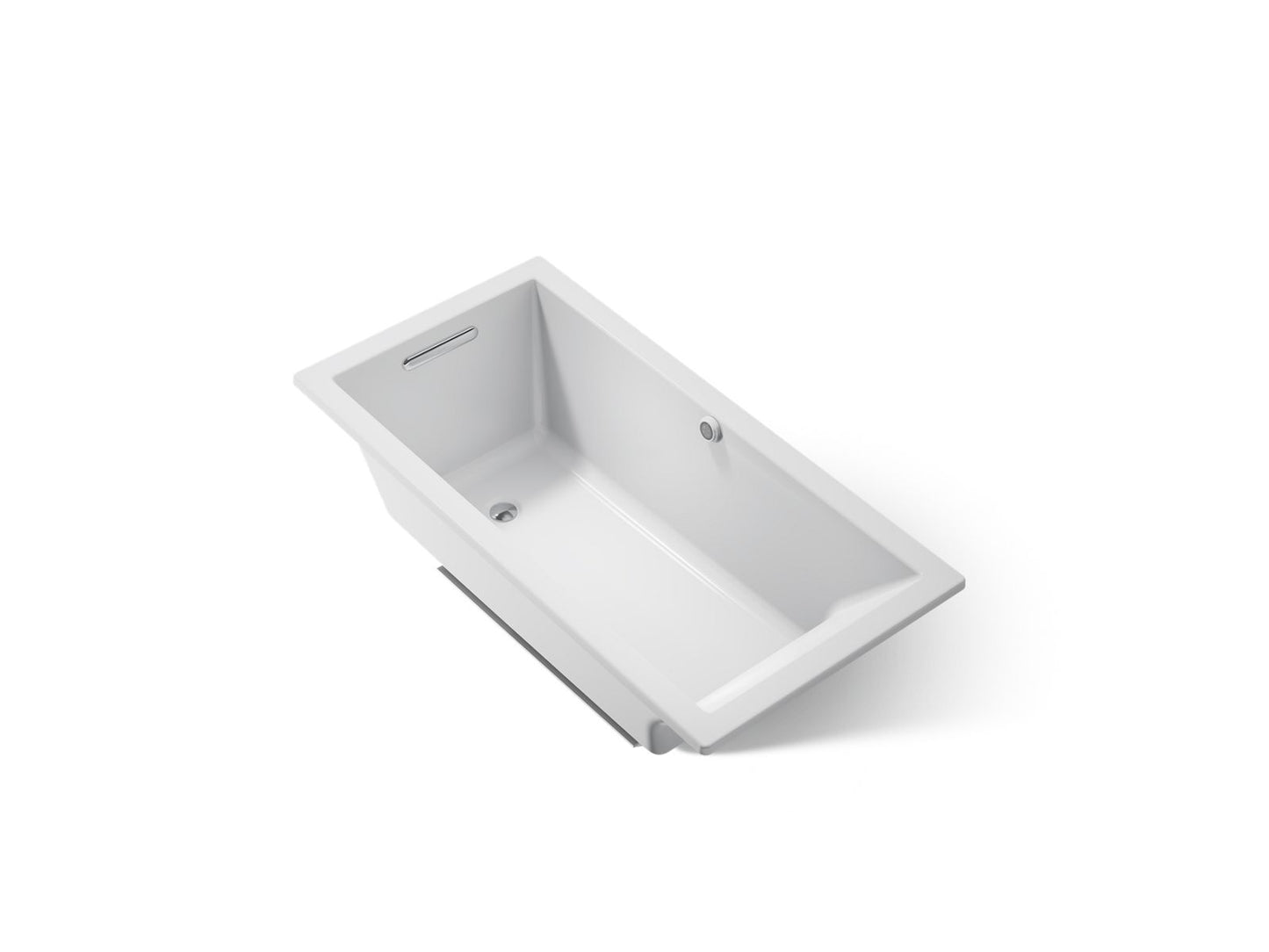 KOHLER K-1121-W1 Underscore 60" x 30" drop-in bath with Bask heated surface