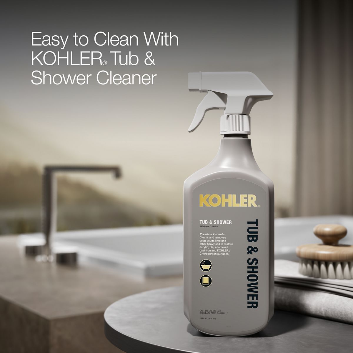 KOHLER K-1121-W1 Underscore 60" x 30" drop-in bath with Bask heated surface
