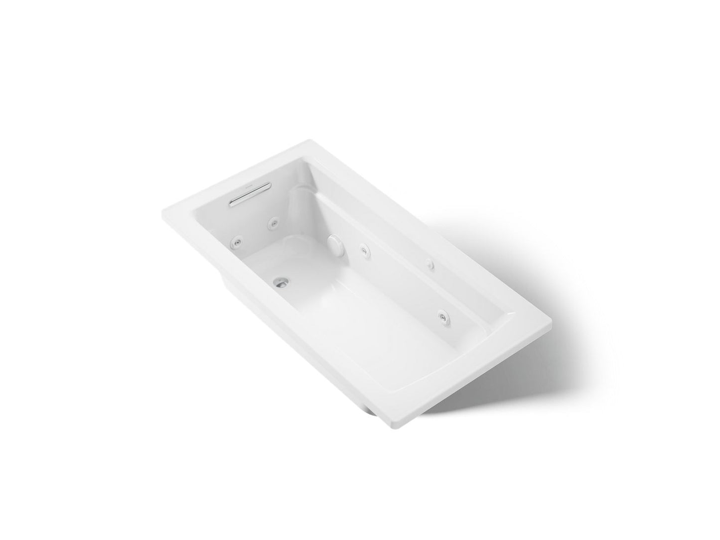 KOHLER K-1122 Archer 60" x 32" drop-in whirlpool bath
