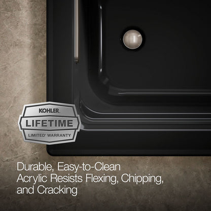 KOHLER K-1122-GH Archer 60" x 32" drop-in Heated BubbleMassage air bath