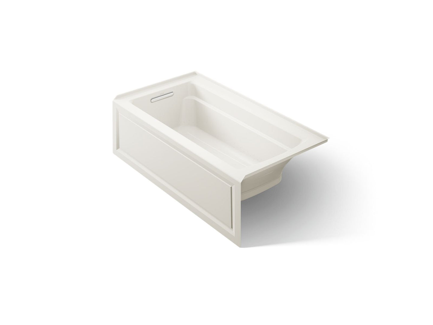 KOHLER K-1122-GHLA Archer 60" x 32" alcove Heated BubbleMassage air bath, left drain