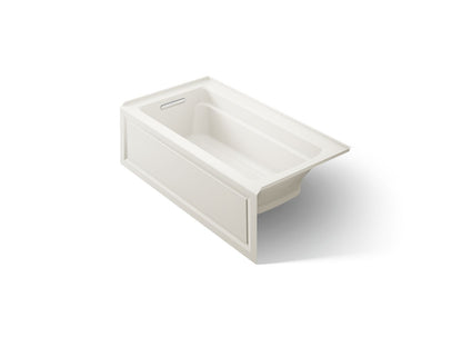 KOHLER K-1122-GHLA Archer 60" x 32" alcove Heated BubbleMassage air bath, left drain