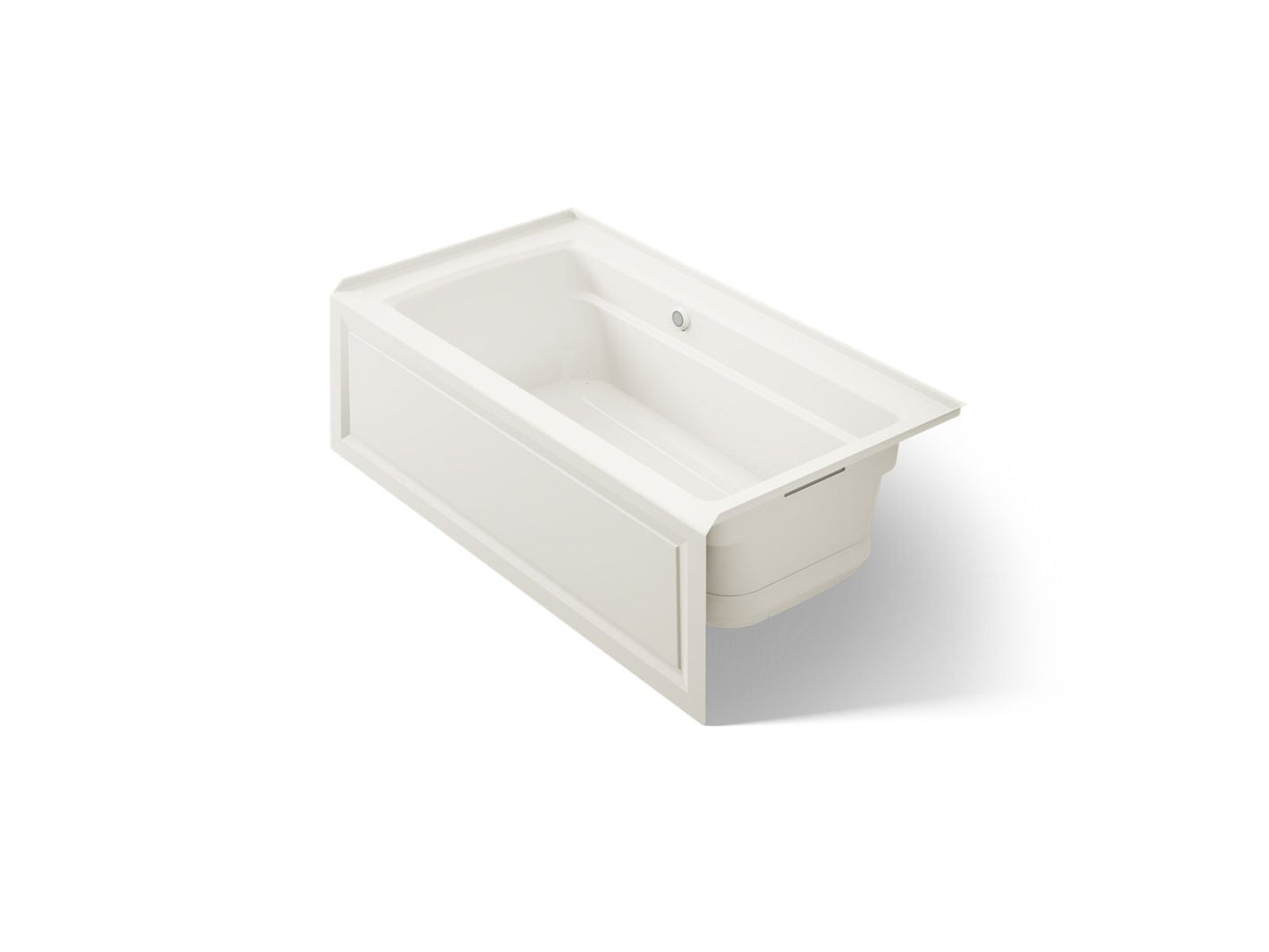 KOHLER K-1122-GHRAW Archer 60" x 32" alcove Heated BubbleMassage air bath with Bask heated surface, right drain
