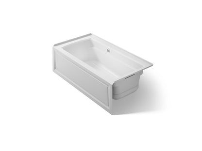 KOHLER K-1122-GHRAW Archer 60" x 32" alcove Heated BubbleMassage air bath with Bask heated surface, right drain