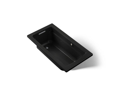 KOHLER K-1122-GHW Archer 60" x 32" drop-in Heated BubbleMassage air bath with Bask heated surface