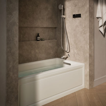 KOHLER K-1122-HR Archer 60" x 32" alcove heated whirlpool bath, right drain