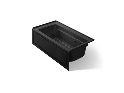 KOHLER K-1122-HR Archer 60" x 32" alcove heated whirlpool bath, right drain