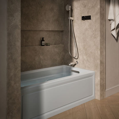 KOHLER K-1122-HR Archer 60" x 32" alcove heated whirlpool bath, right drain