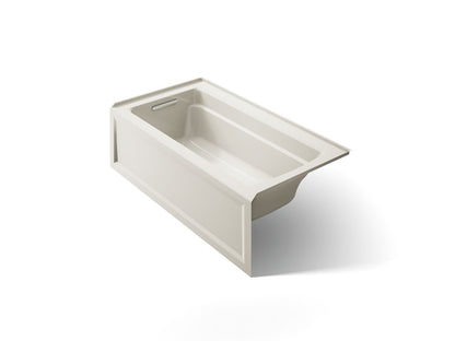 KOHLER K-1123-LA Archer 60" x 32" alcove bath, left drain
