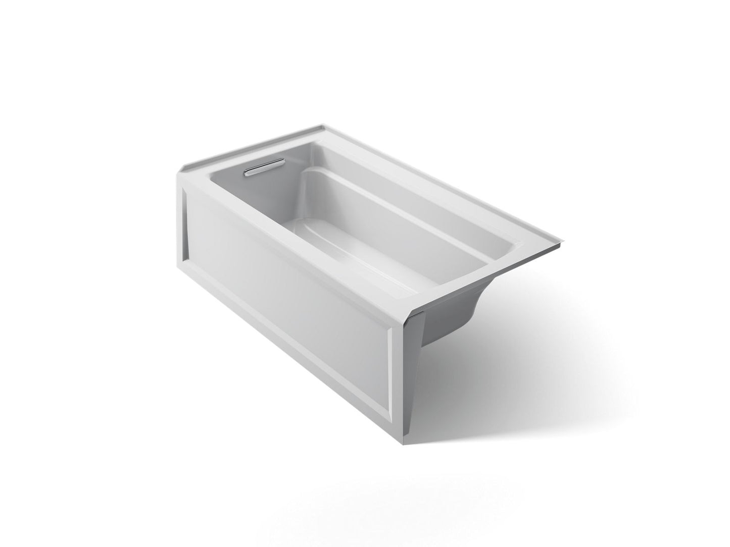 KOHLER K-1123-LAW Archer 60" x 32" alcove bath with Bask heated surface, left drain