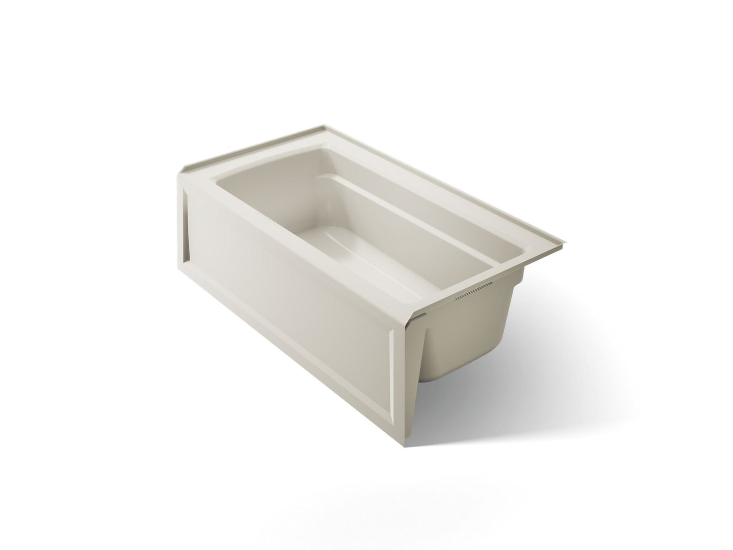 KOHLER K-1123-RAW Archer 60" x 32" alcove bath with Bask heated surface, right drain