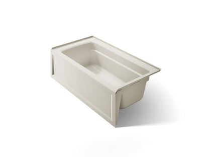 KOHLER K-1123-RAW Archer 60" x 32" alcove bath with Bask heated surface, right drain