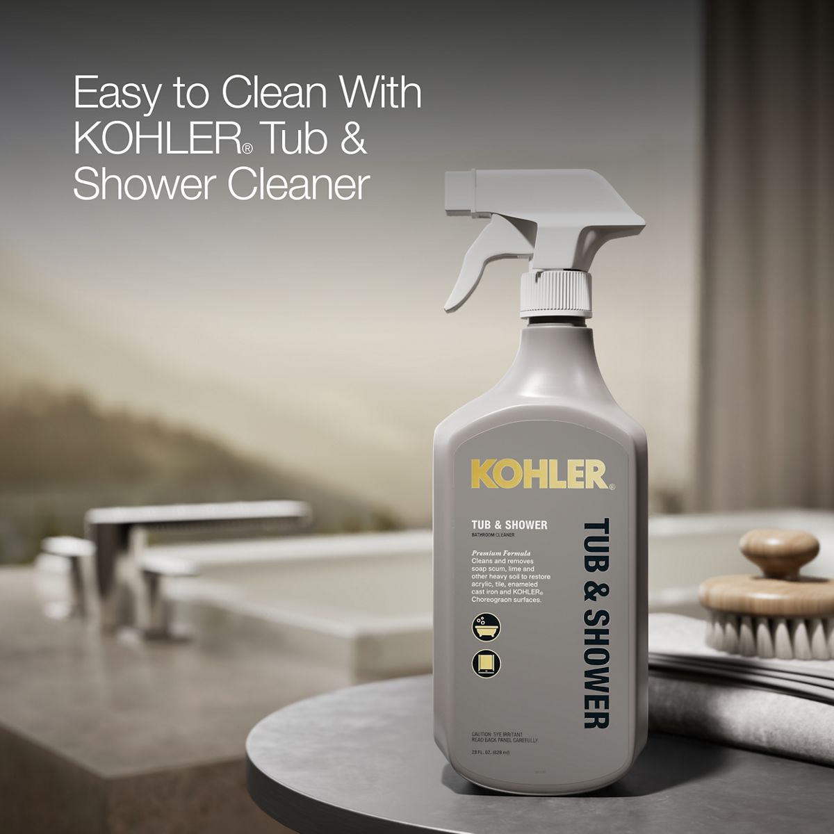 KOHLER K-1123-W1 Archer 60" x 32" drop-in bath with Bask heated surface