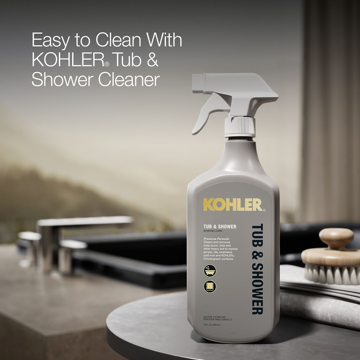 KOHLER K-1123-W1 Archer 60" x 32" drop-in bath with Bask heated surface