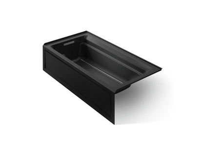 KOHLER K-1124-GHLA Archer 72" x 36" alcove Heated BubbleMassage air bath, left drain