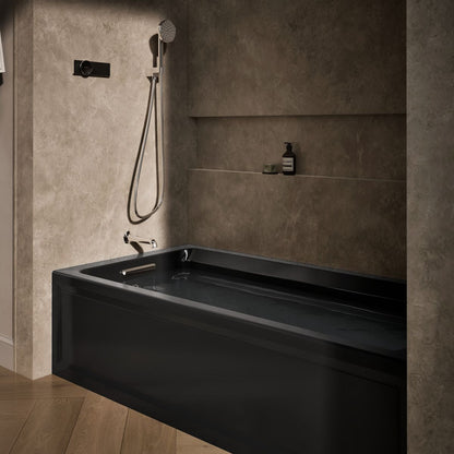KOHLER K-1124-GHLA Archer 72" x 36" alcove Heated BubbleMassage air bath, left drain