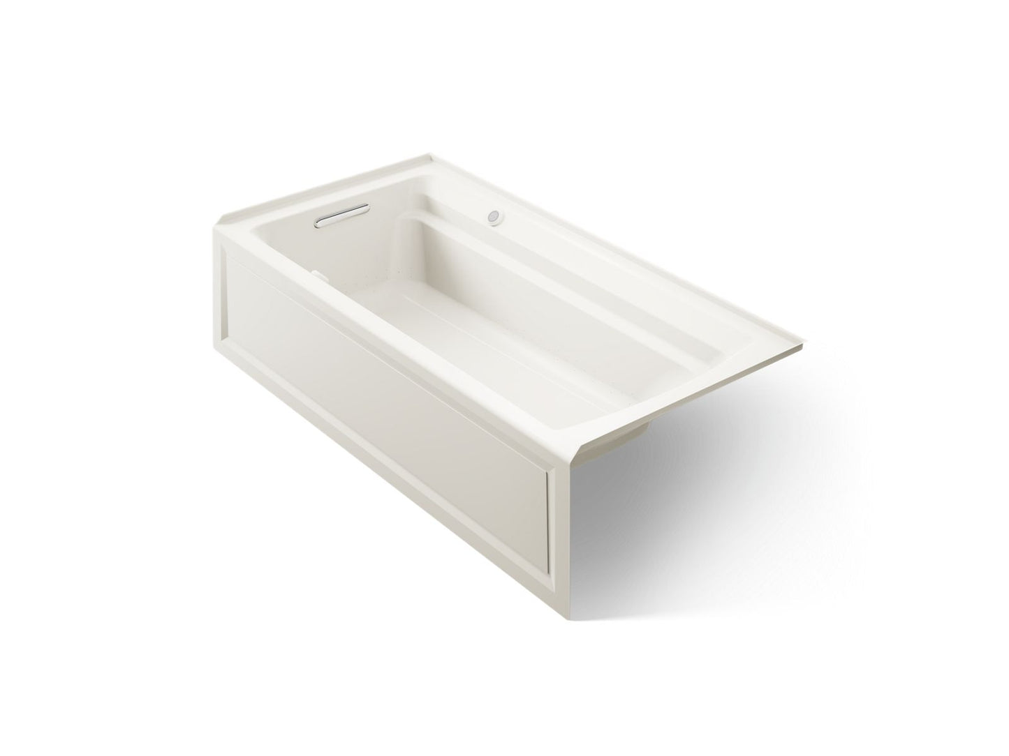 KOHLER K-1124-GHLAW Archer 72" x 36" alcove Heated BubbleMassage air bath with Bask heated surface, left drain