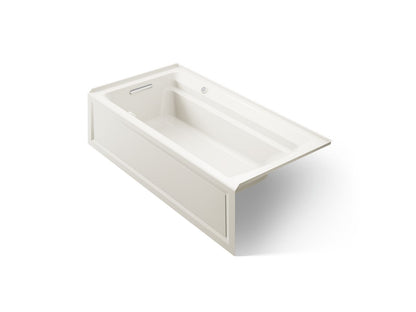 KOHLER K-1124-GHLAW Archer 72" x 36" alcove Heated BubbleMassage air bath with Bask heated surface, left drain