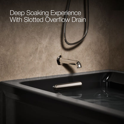 KOHLER K-1124-GHLAW Archer 72" x 36" alcove Heated BubbleMassage air bath with Bask heated surface, left drain