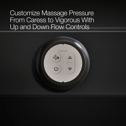 KOHLER K-1124-GHRA Archer 72" x 36" alcove Heated BubbleMassage air bath, right drain