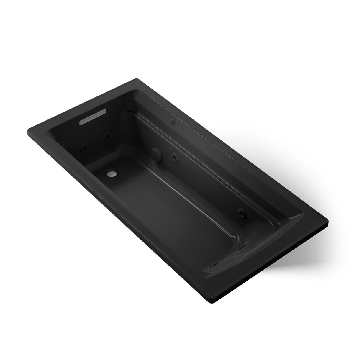 KOHLER K-1124-H Archer 72" x 36" drop-in heated whirlpool bath