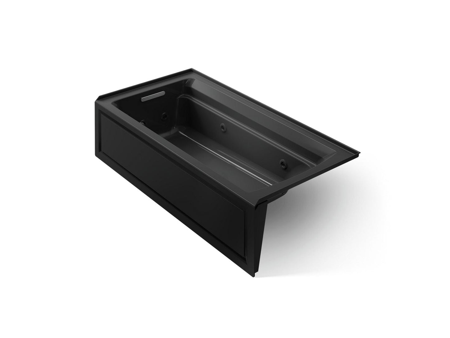 KOHLER K-1124-HL Archer 72" x 36" alcove whirlpool bath with alcove, left drain