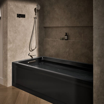 KOHLER K-1124-HL Archer 72" x 36" alcove whirlpool bath with alcove, left drain