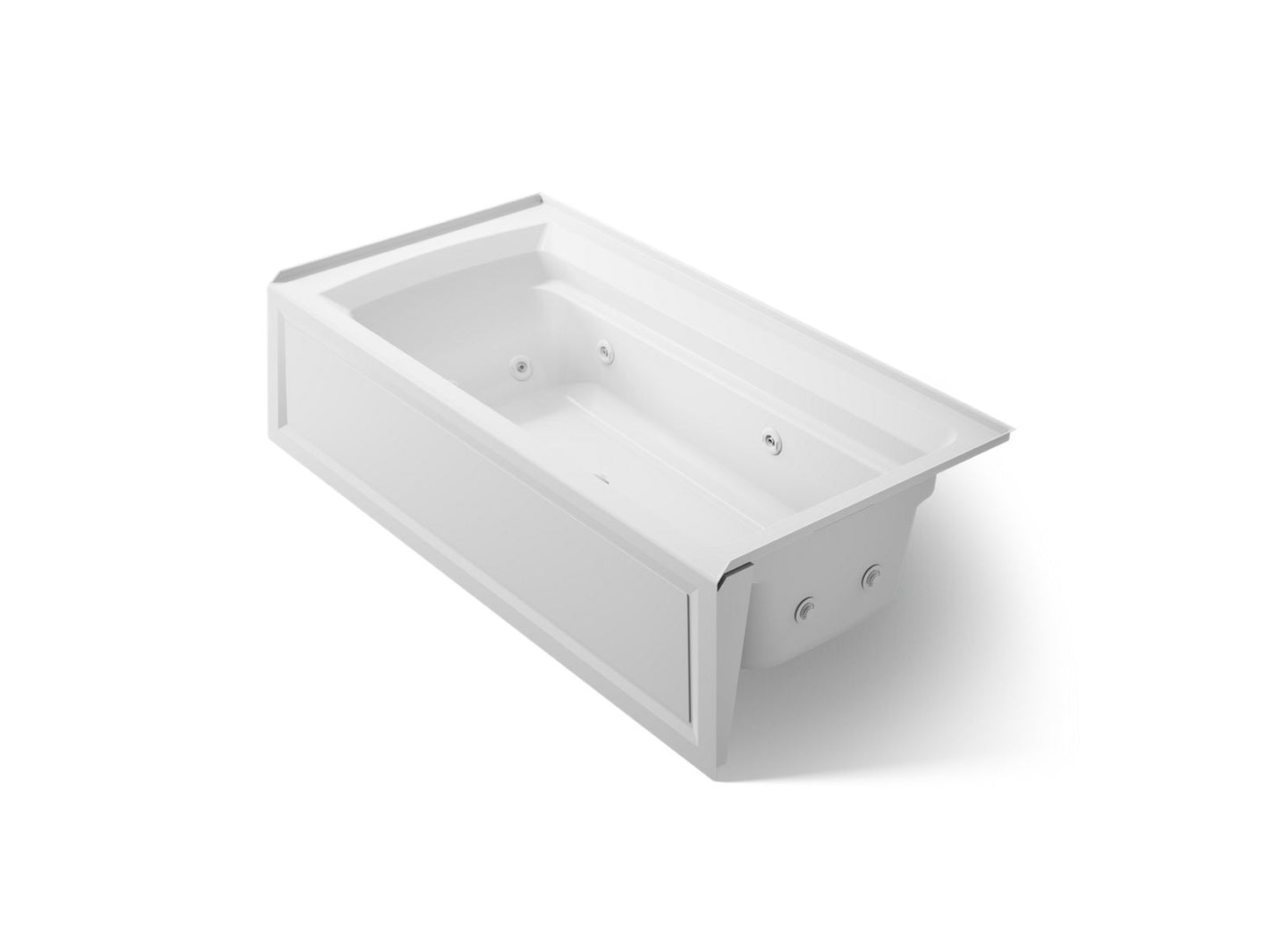 KOHLER K-1124-RA Archer 72" x 36" alcove whirlpool bath, right drain