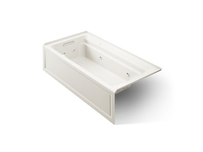 KOHLER K-1124-XGHLA Archer 72" x 36" alcove Heated BubbleMassage air bath and whirlpool, left drain
