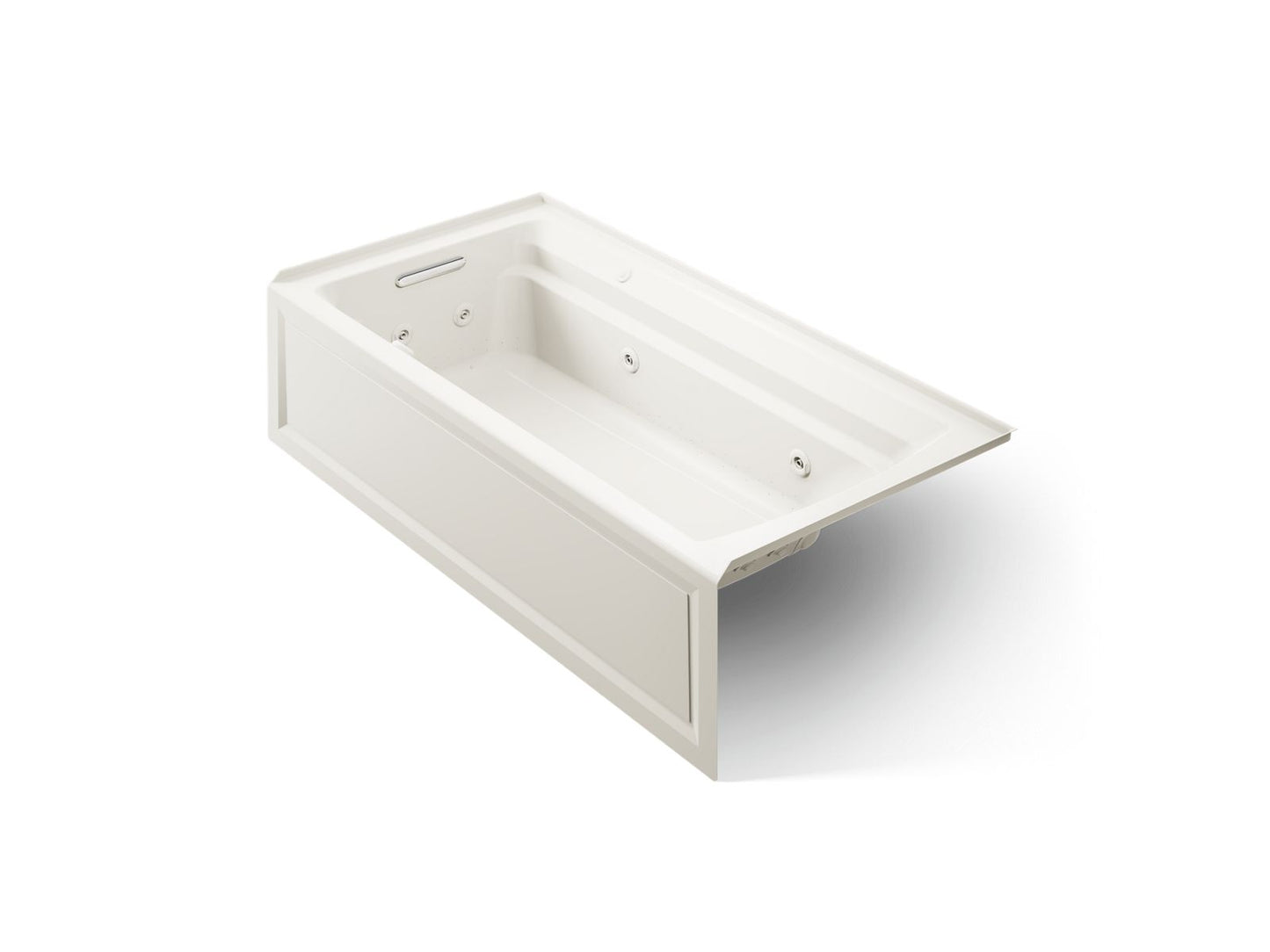 KOHLER K-1124-XGHLA Archer 72" x 36" alcove Heated BubbleMassage air bath and whirlpool, left drain