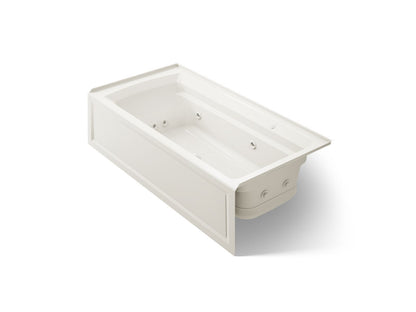 KOHLER K-1124-XGHRA Archer 72" x 36" alcove Heated BubbleMassage air bath and whirlpool, right drain