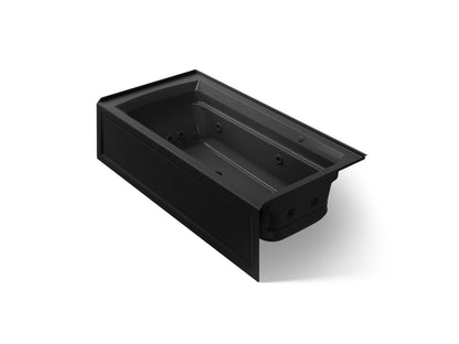 KOHLER K-1124-XGHRA Archer 72" x 36" alcove Heated BubbleMassage air bath and whirlpool, right drain