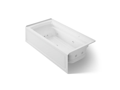 KOHLER K-1124-XGHRA Archer 72" x 36" alcove Heated BubbleMassage air bath and whirlpool, right drain