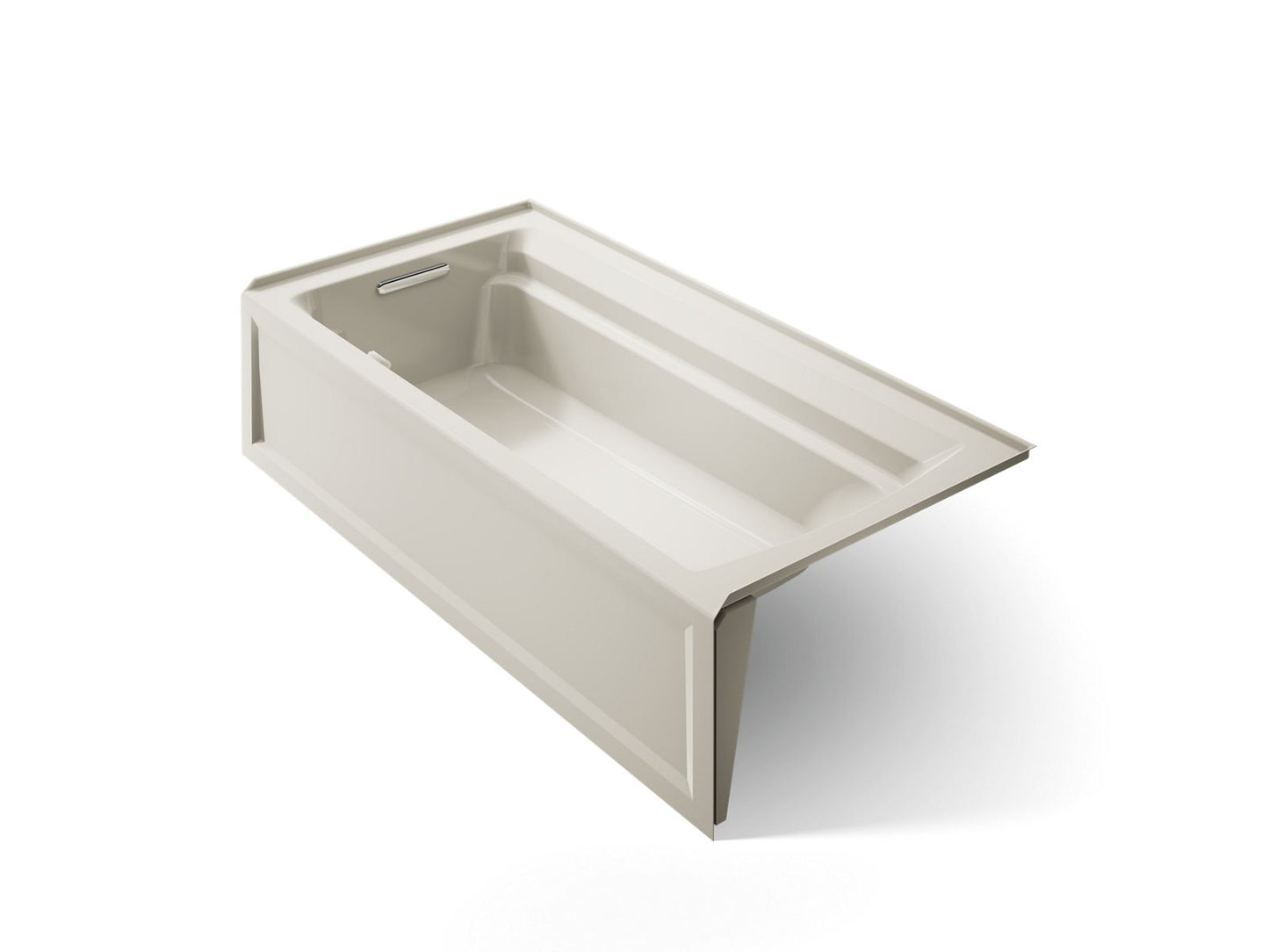 KOHLER K-1125-LAW Archer 72" x 36" alcove bath with Bask heated surface, left drain
