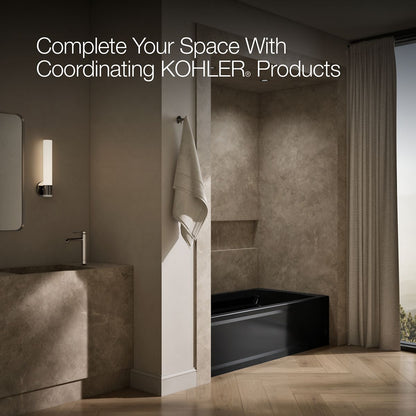 KOHLER K-1125-LAW Archer 72" x 36" alcove bath with Bask heated surface, left drain