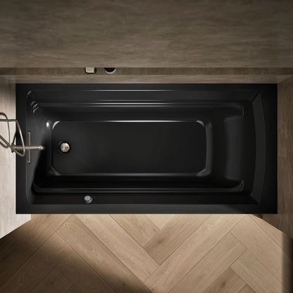 KOHLER K-1125-LAW Archer 72" x 36" alcove bath with Bask heated surface, left drain