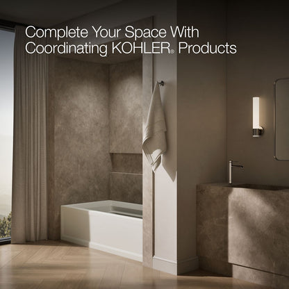 KOHLER K-1125-RAW Archer 72" x 36" alcove bath with Bask heated surface, alcove, right drain