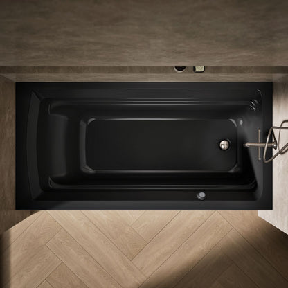 KOHLER K-1125-RAW Archer 72" x 36" alcove bath with Bask heated surface, alcove, right drain