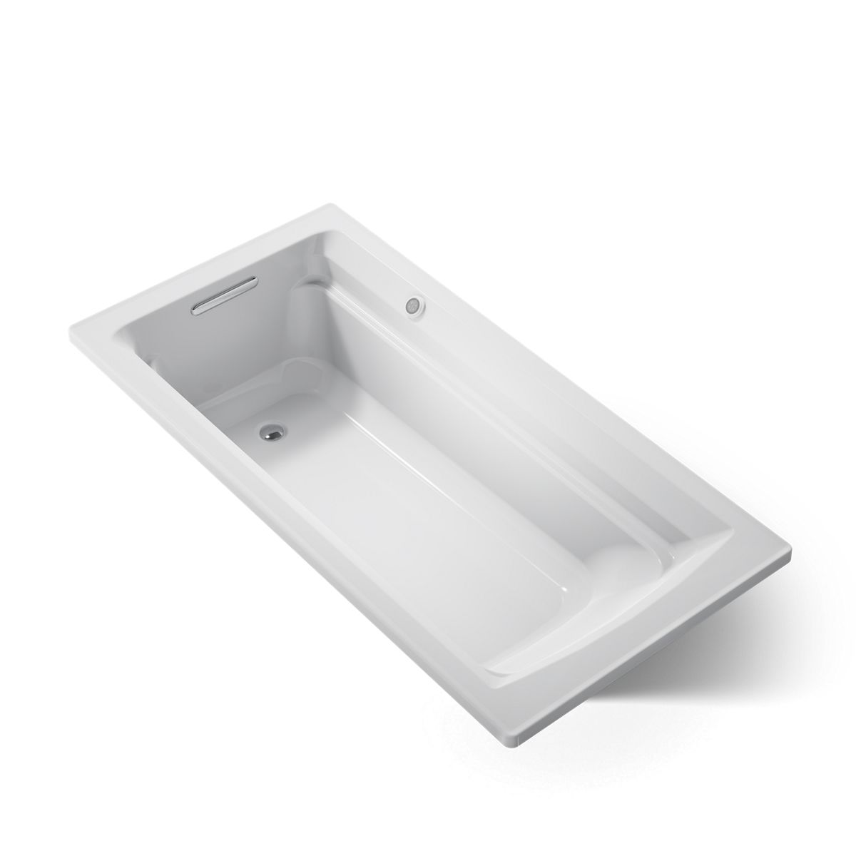 KOHLER K-1125-W1 Archer 72" x 36" drop-in bath with Bask heated surface