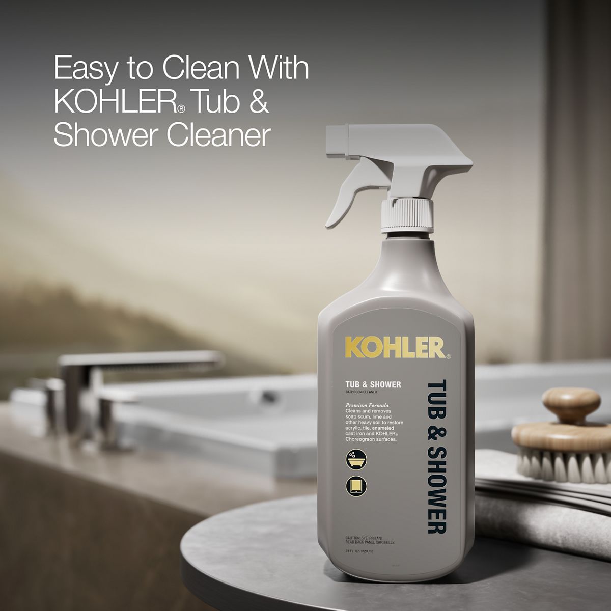KOHLER K-1125-W1 Archer 72" x 36" drop-in bath with Bask heated surface