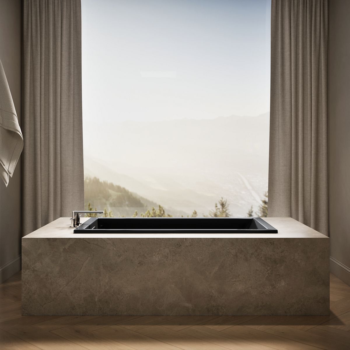 KOHLER K-1130 Underscore 60" x 32" drop-in bath
