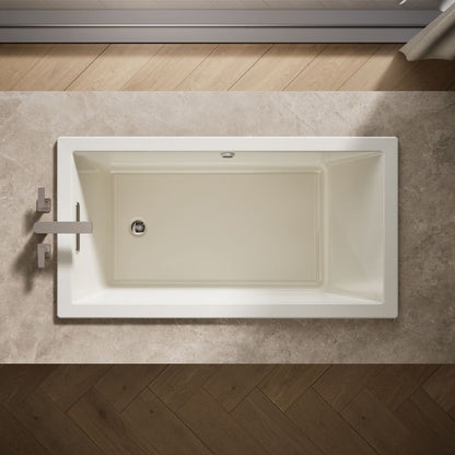 KOHLER K-1130-W1 Underscore 60" x 32" drop-in bath with Bask heated surface